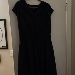 Nicole Miller Elegant Black Midi Dress
